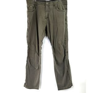 Kuhl Men's Revolvr Greenish Grey Cargo Hiking Outdoor Pants Size 40 x 34